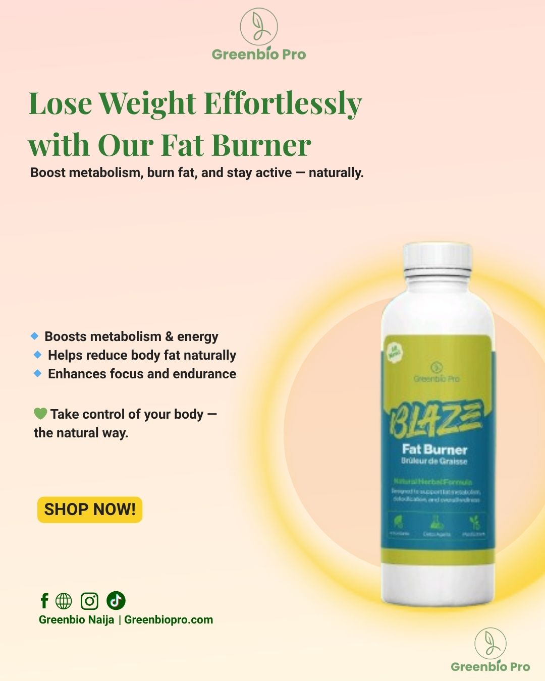 GreenBio Pro Blaze Fat Burner - Image 3